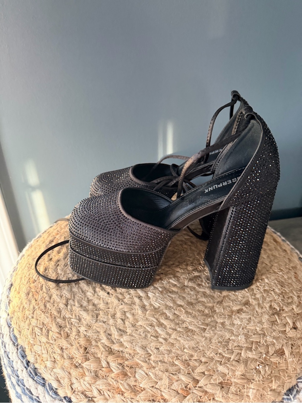 Sugarpunk Platform Rhinestone Heels